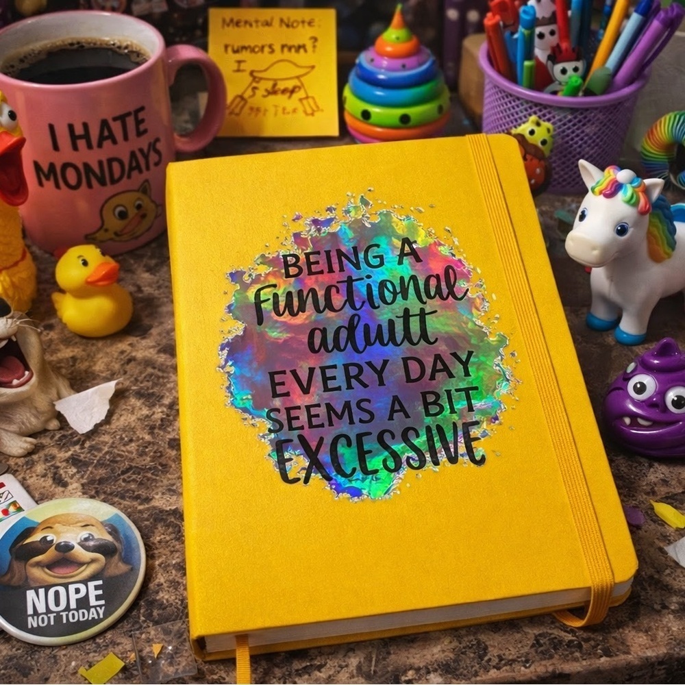 Yellow Sarcasm Journal - Picture 1 of 2